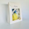 Naturaalse ahhaat kaitsekiviga ingliprintsess Ukraina lipu värvides🇺🇦 - Image 3
